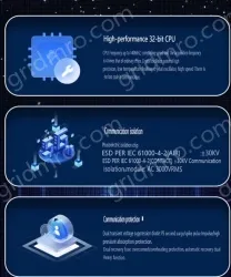RS485 isolated 16-bit analog acquisition module Non-isolated RS485 0-30V 8 channel
