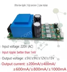 ACDC linear power supply 220V to positive and negative voltage ±24V ±200MA Engineering Edition