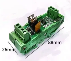 PLC amplification board output NPN input is 12V-24V 2-way